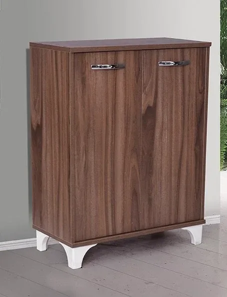Lukens Walnut Shoe Cabinet U813