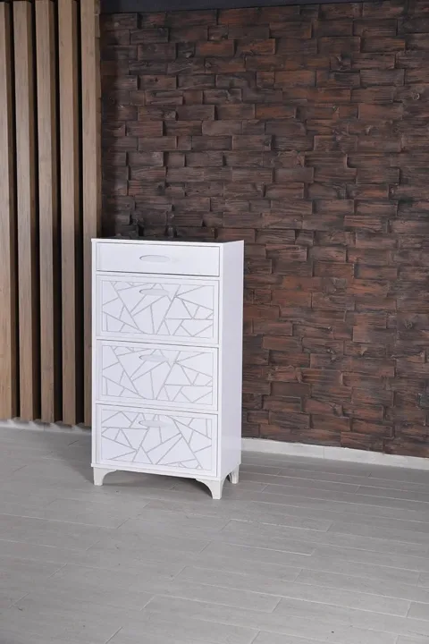 Polo White Shoe Cabinet U806