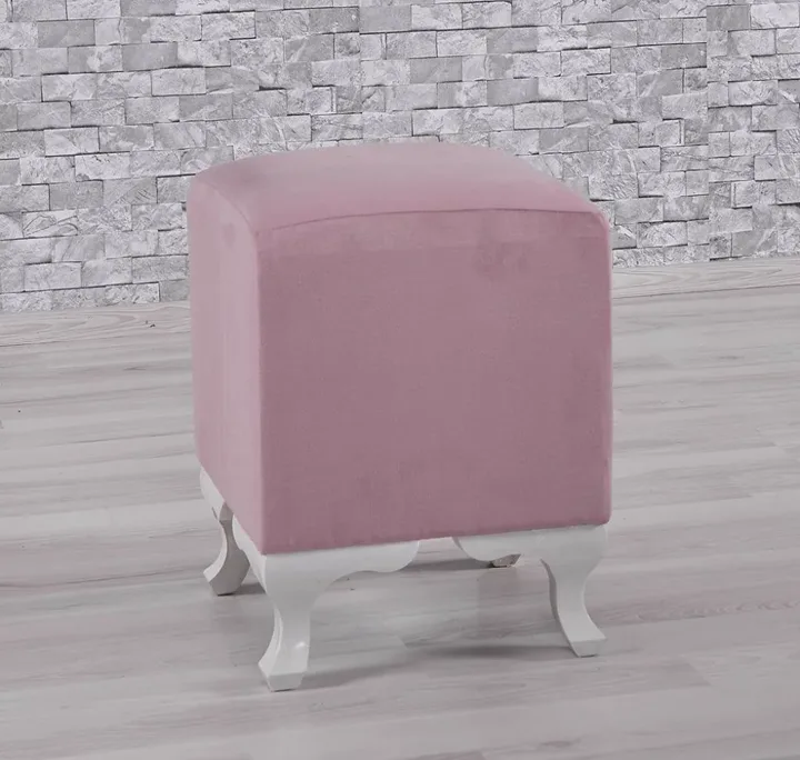 MD Square Pink Pouf U737