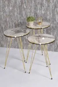 MD Round Efes Nesting Tables U620