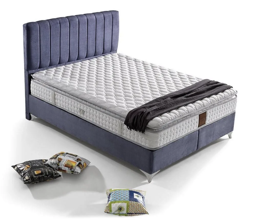 MD Focus 200x200 Double Mattress, Divan Base, Headboard Set GM117