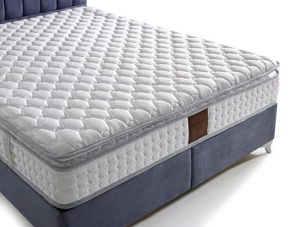 MD Focus 200x200 Double Mattress, Divan Base, Headboard Set GM117