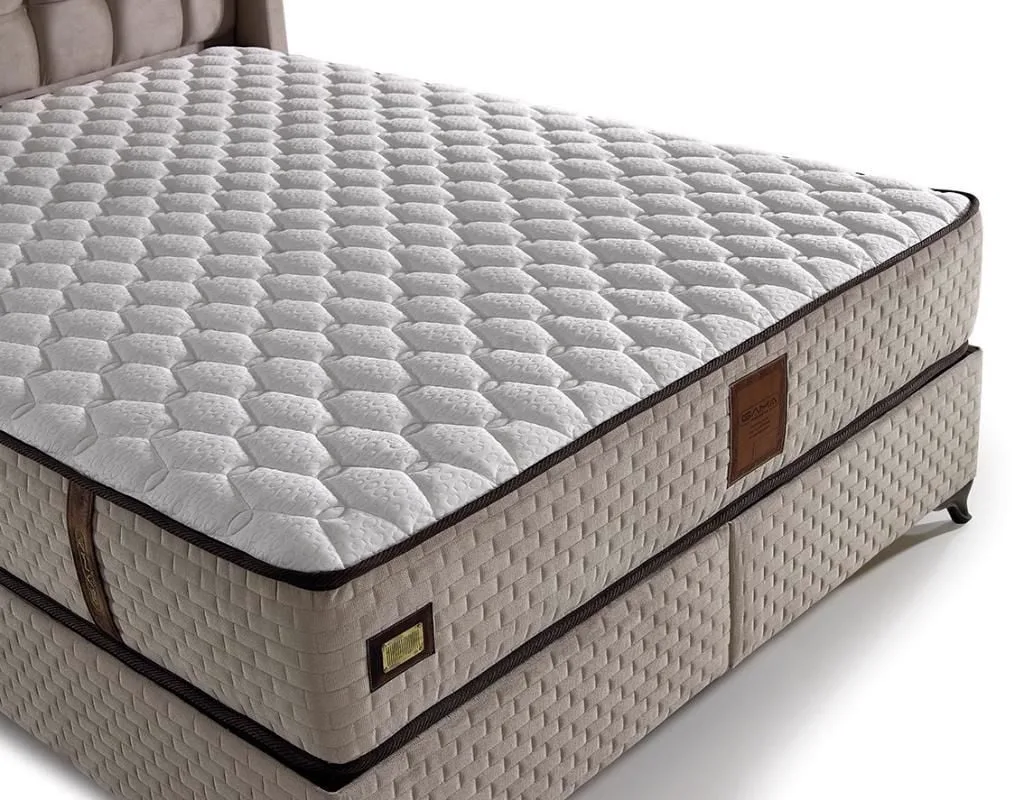 MD Panama 140x190 Double Mattress, Divan base, Headboard Set GM112