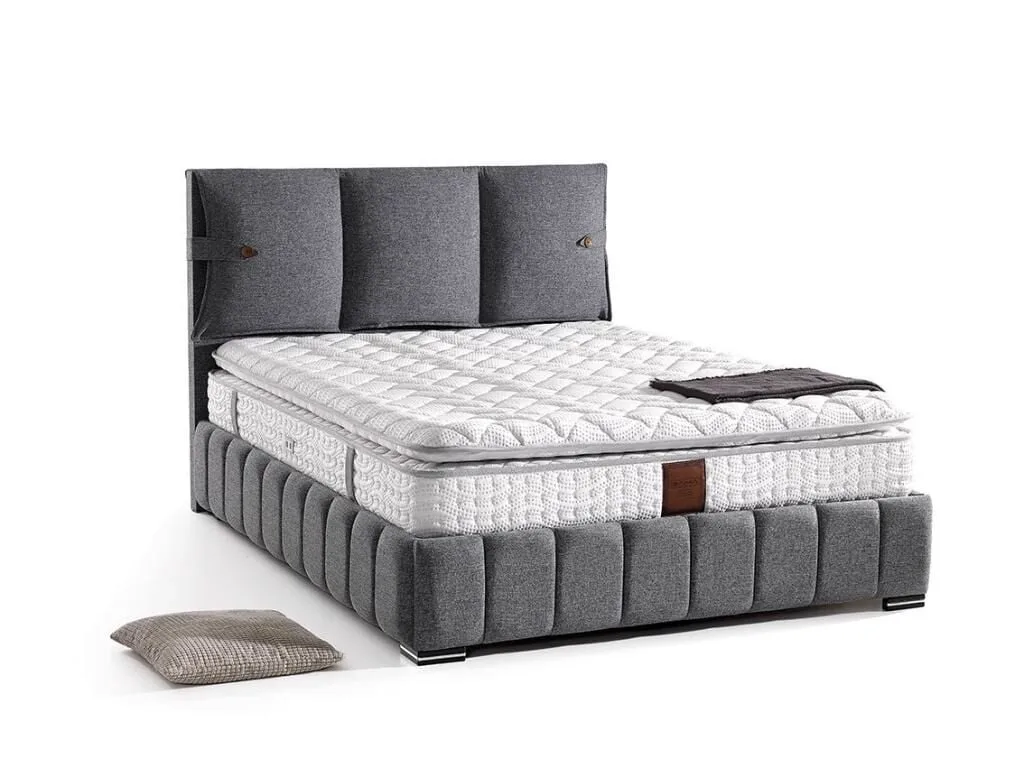 Set materasso matrimoniale Grande 200x200, base letto e testiera GM109