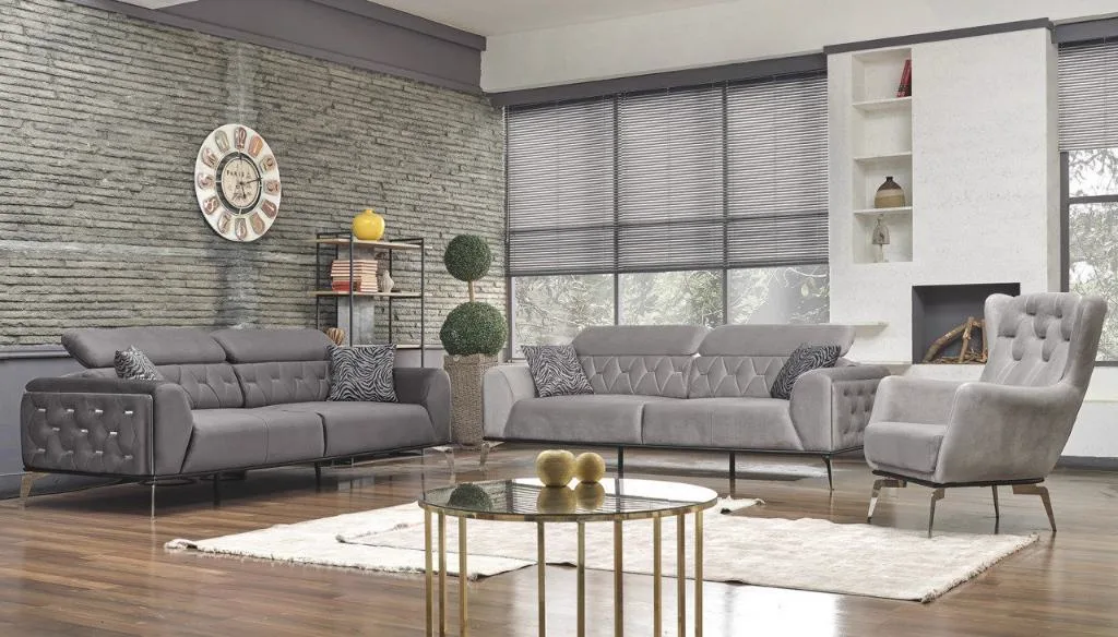 Bugatti Metal Sofa Set ARG107