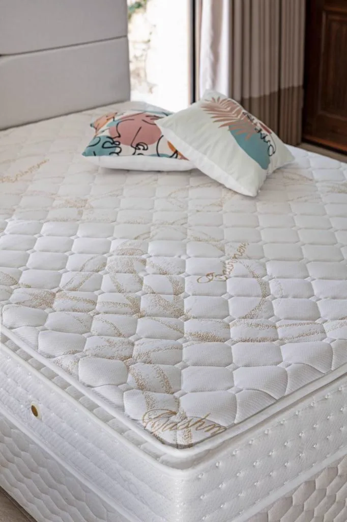 MD Loft 150x200 Mattress, Divan Base, Headboard Set CB1119