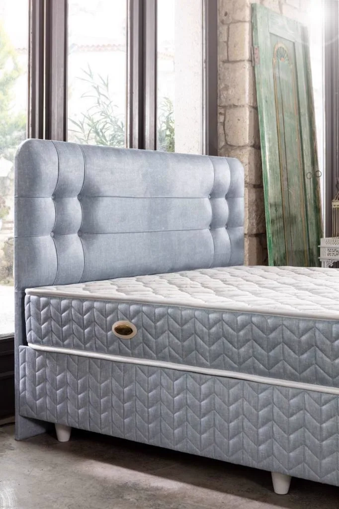MD Olivia 150x200 Mattress, Divan Base, Headboard Set CB1120