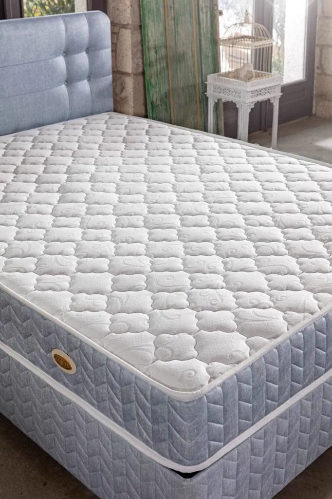 MD Olivia 140x200 Mattress, Divan Base, Headboard Set CB1120