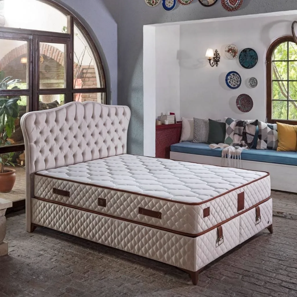MD Eva 120x200 Single Mattress, Divan Base, Headboard Set CB1112