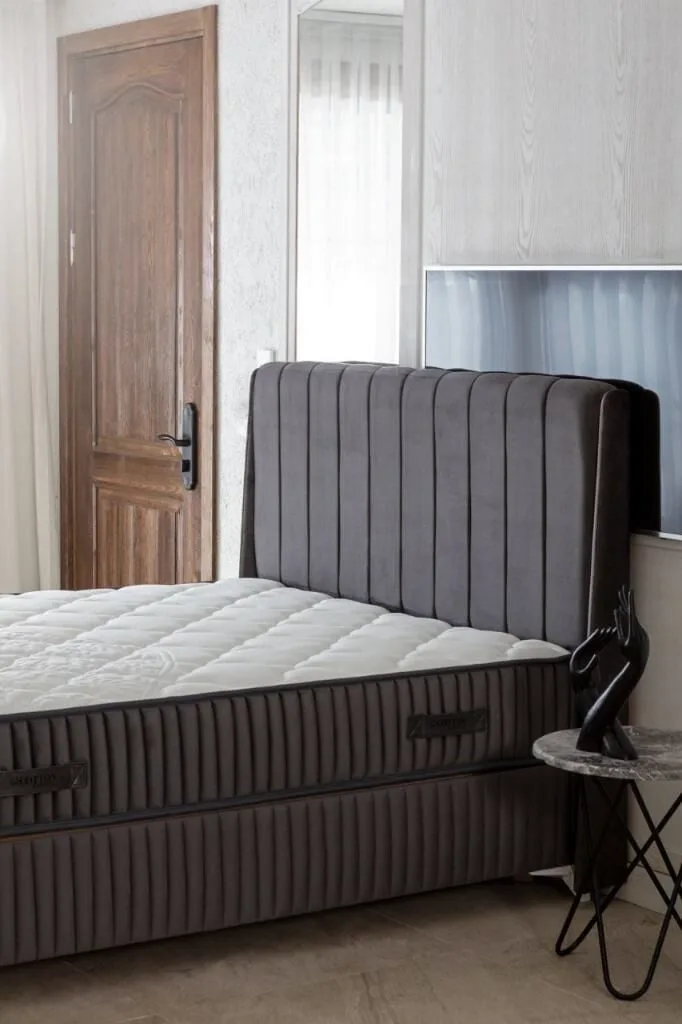 MD Vita 120x200 Single Mattress, Divan Base, Headboard Set CB1111
