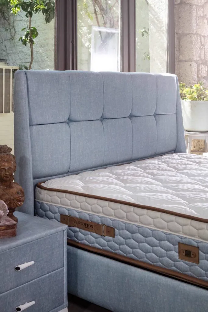 MD Relax Soft 160x200 Mattress, Divan Base, Headboard Set CB1107