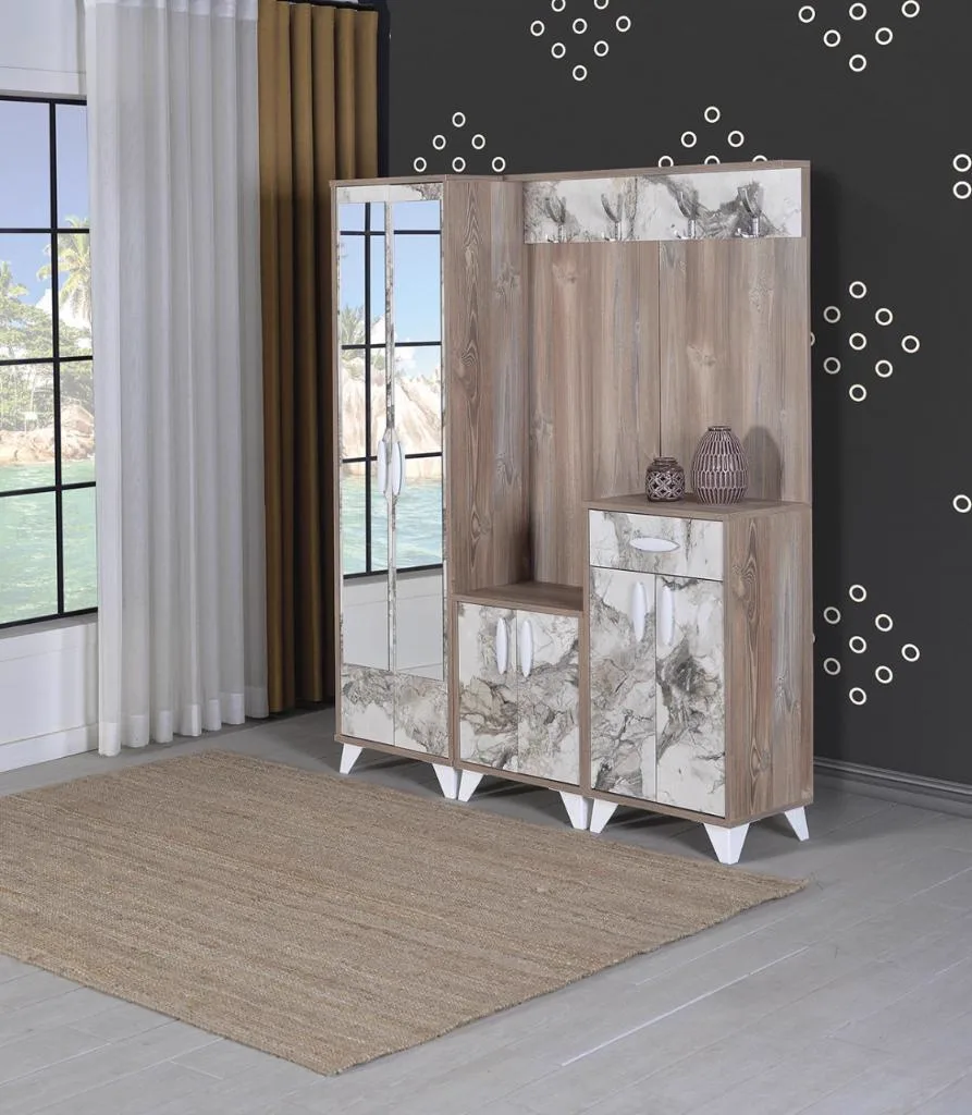 Don't Tell the Kids Patik-Cream Marble Coat Stand E8008