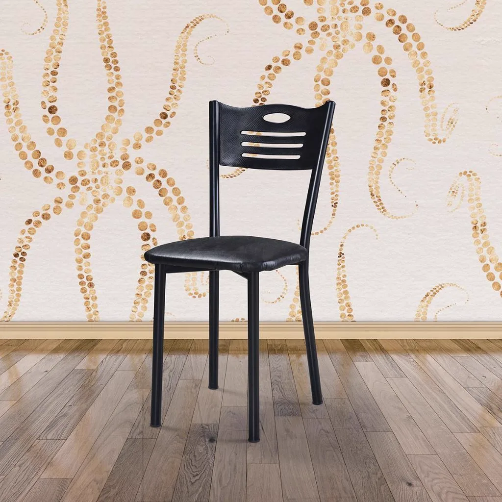 Eko Black Marble Table and Chair Set E3041