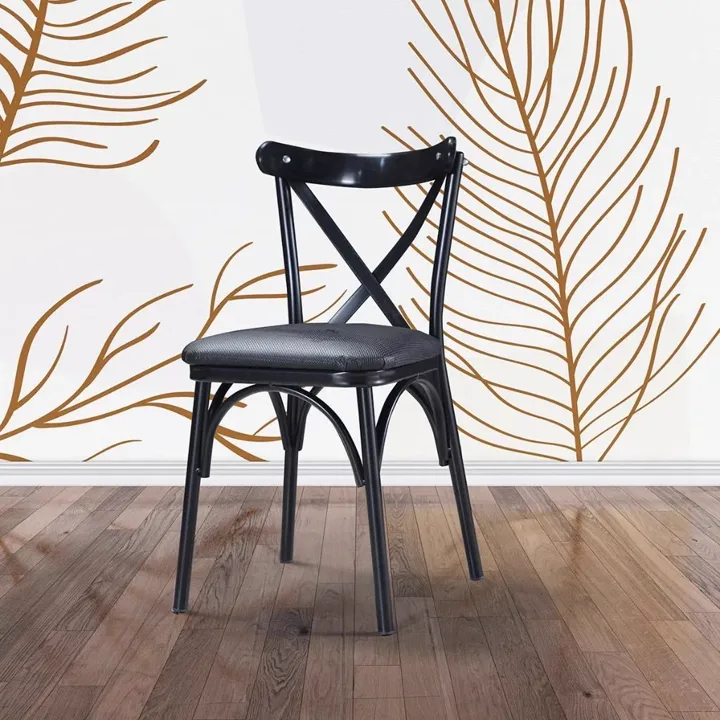 Crisscross Black Bentwood Chair E3030B