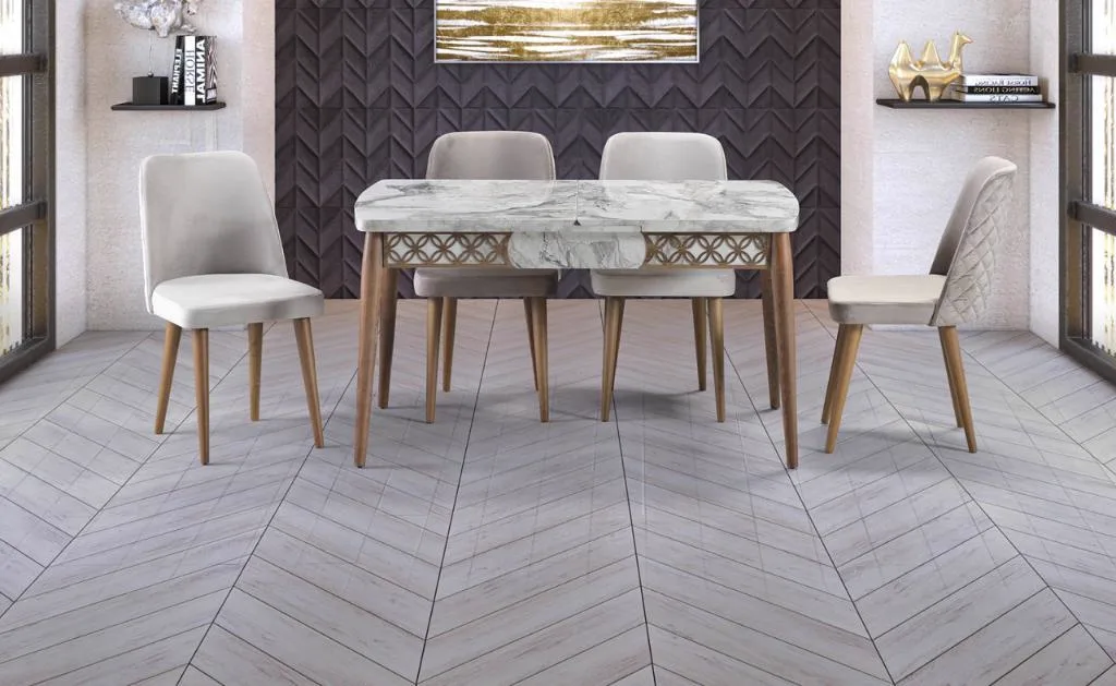 Karsilikli Diamond Table and Chair Set E3013