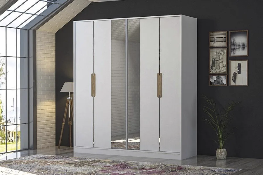 180cm White Sliding-Door Cabinet E2085