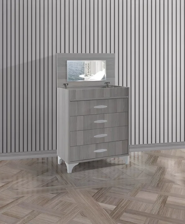 Gonca Mirrored Chest of Drawers Cordoba E2059