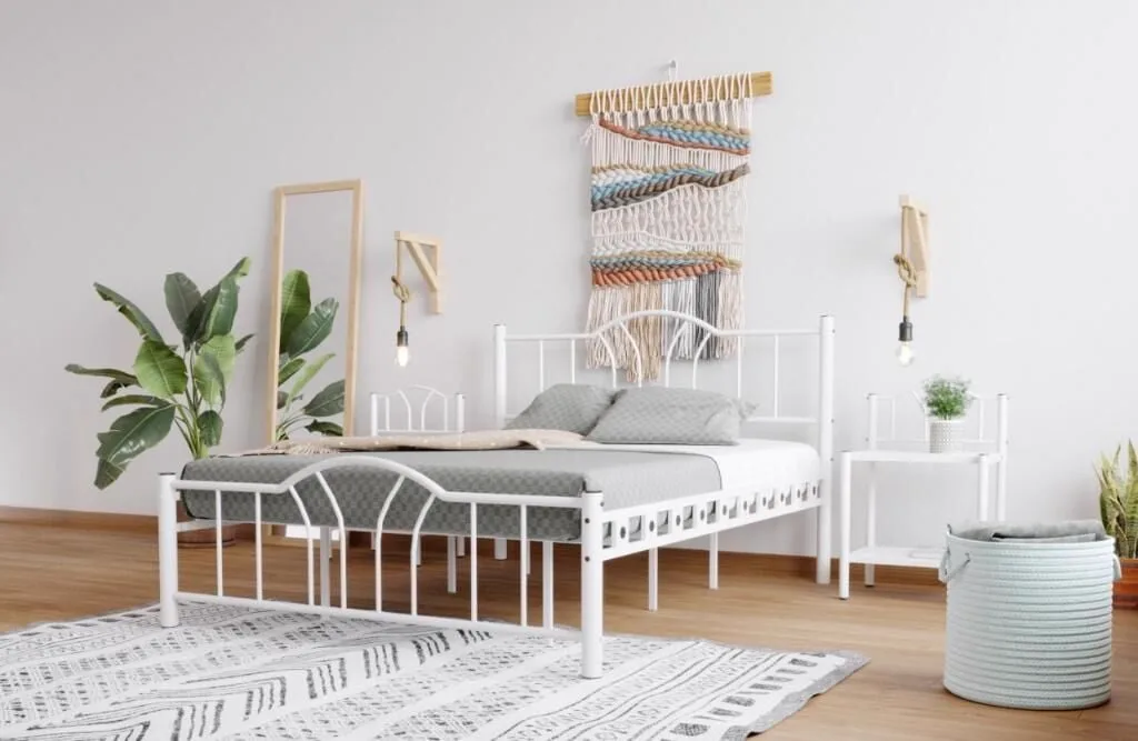 Bella Metal Bedstead 180x200 ARM146 White