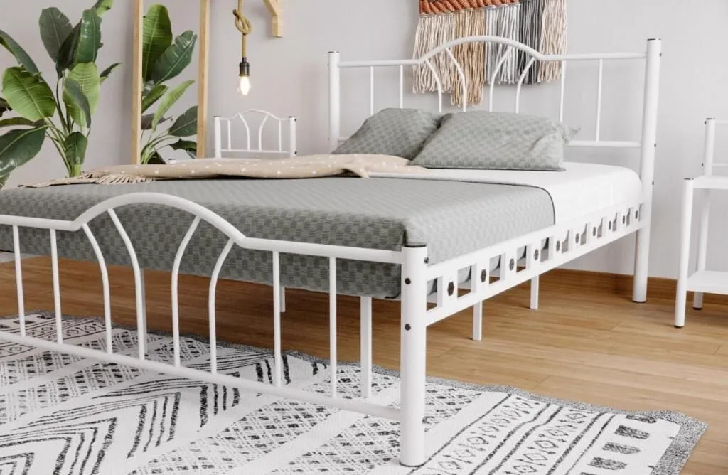 Bella Metal Bedstead 180x200 ARM146 White