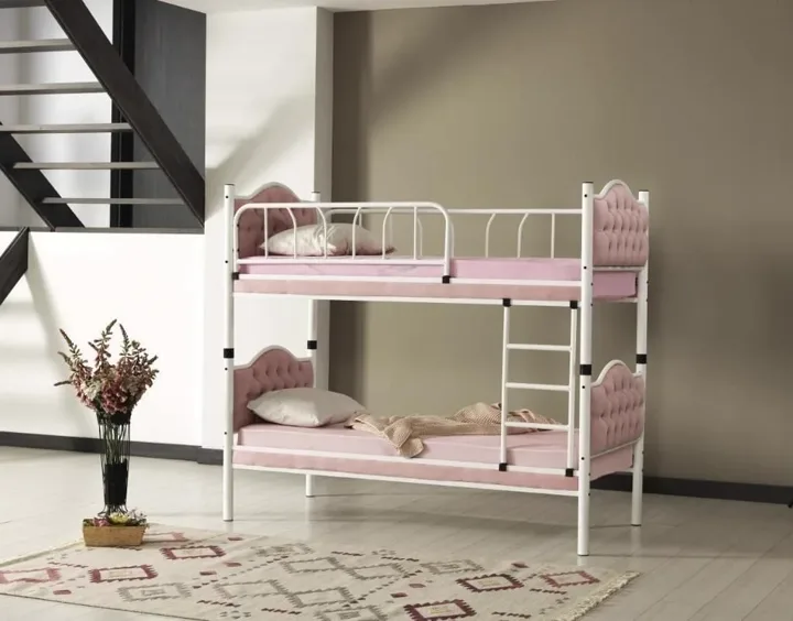 Melis Bunk Bed 90x190 ARM001 Pink
