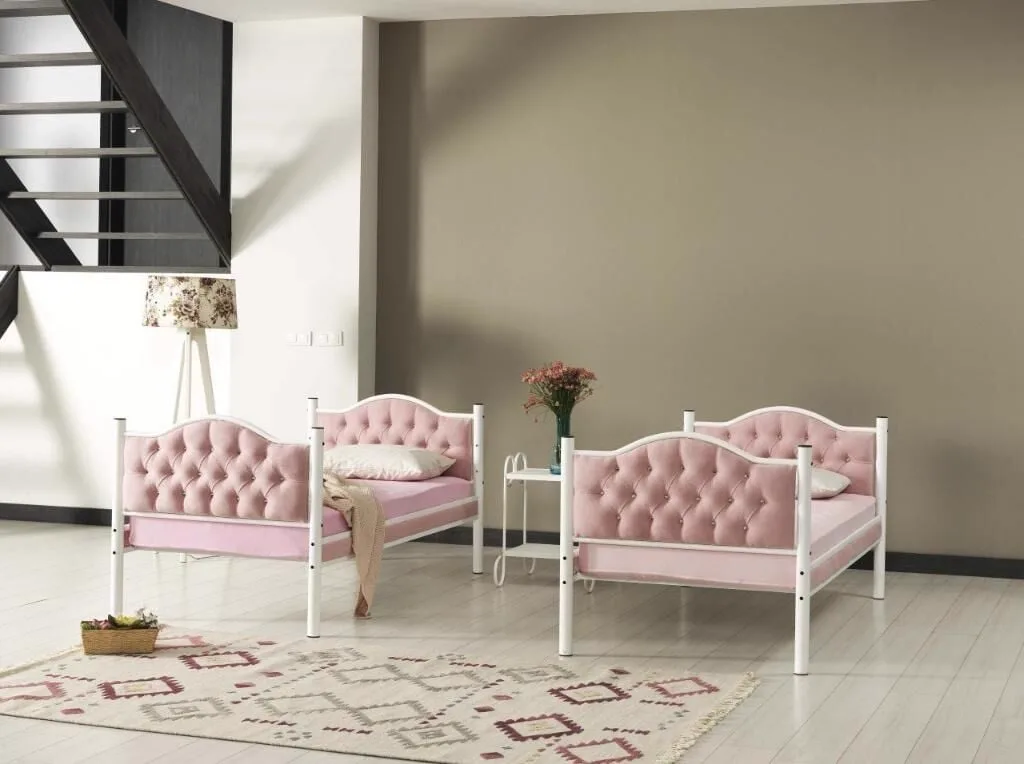Melis Bunk Bed 90x190 ARM001 Pink