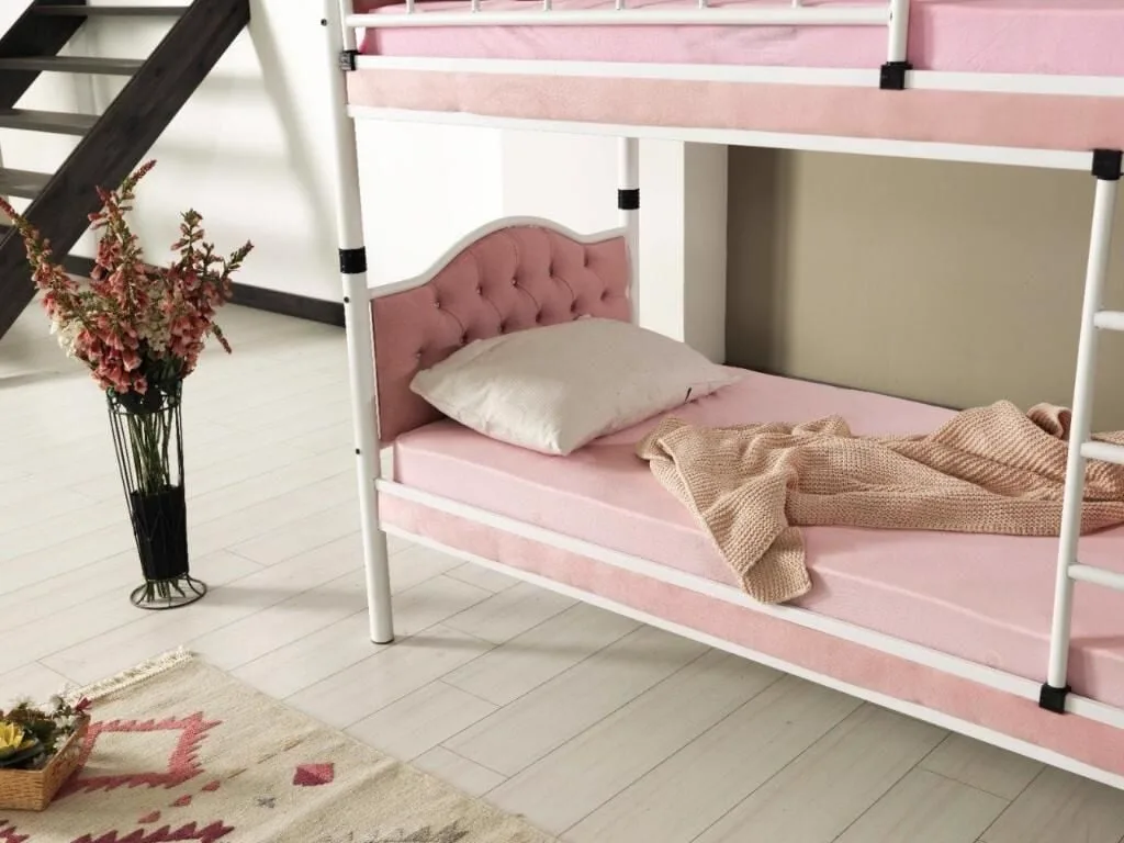 Melis Bunk Bed 90x200 ARM002 Pink
