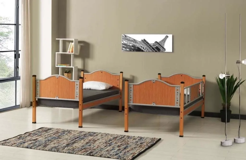 Inci Bunk Bed 90x190 ARM005 Grey + Walnut