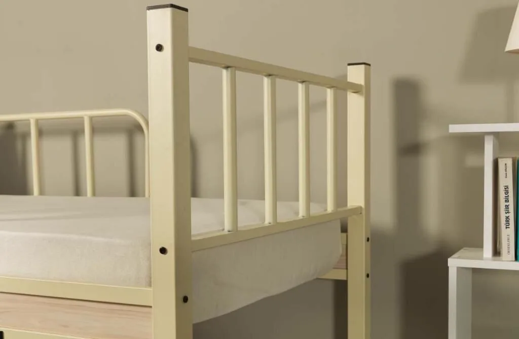Yurt Metal Bunk Bed 90x200 ARM034 Cream