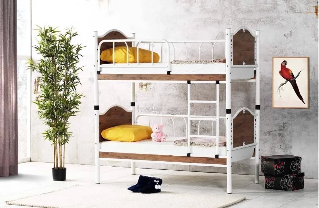Baby Inci Bunk Bed 90x200 ARM024 Walnut