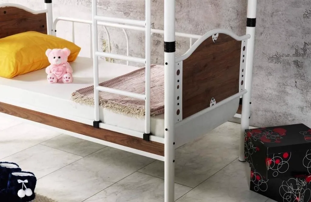 Baby Inci Bunk Bed 90x200 ARM024 Walnut