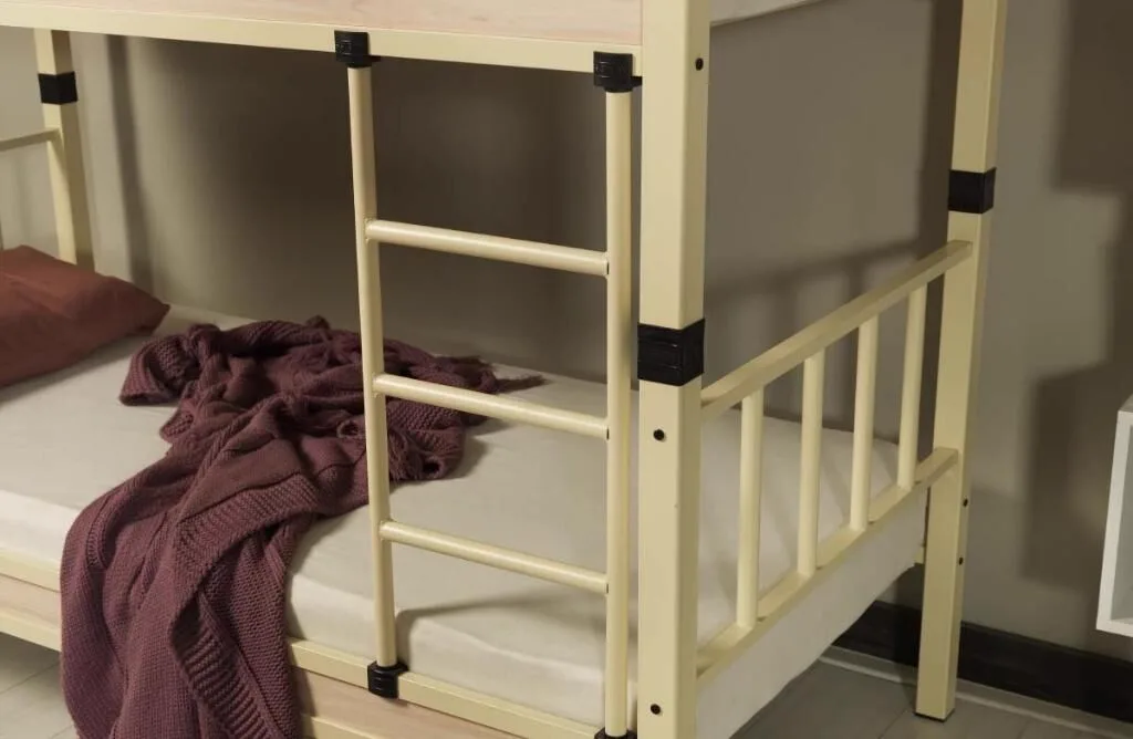 Yurt Metal Bunk Bed 90x190 ARM033 Cream