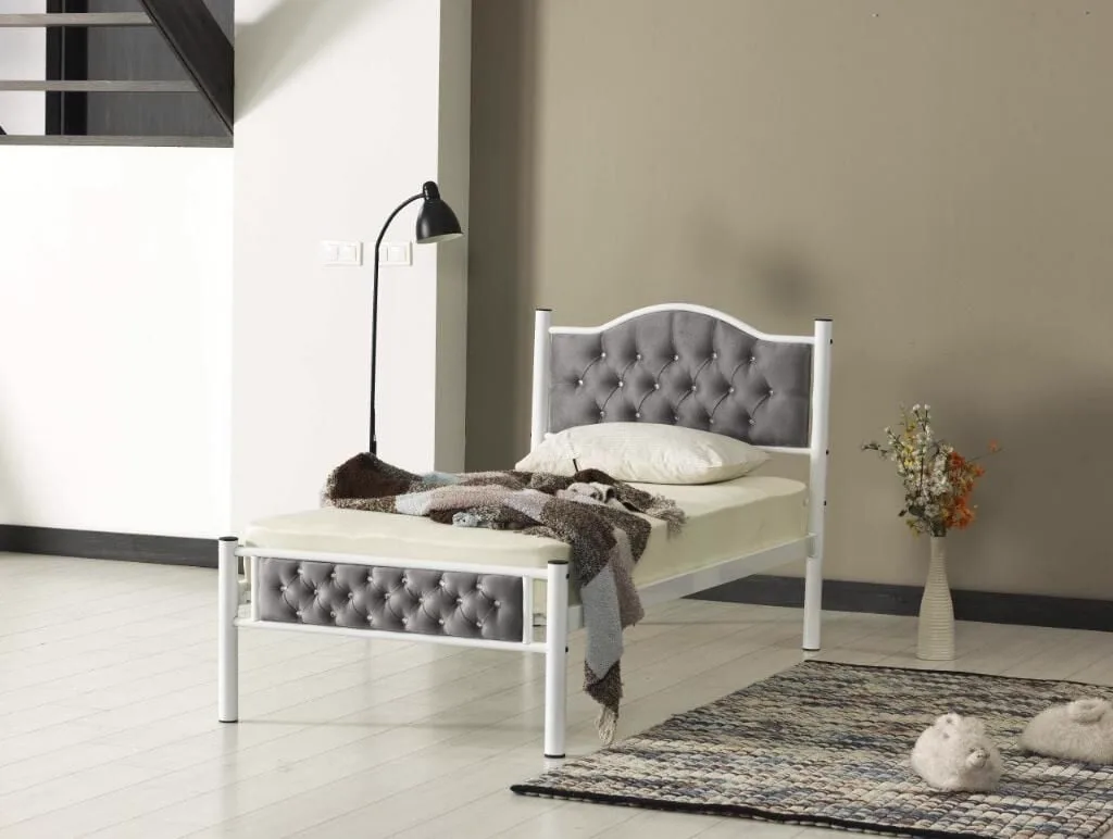 Milan Metal Bedstead 90x190 ARM125