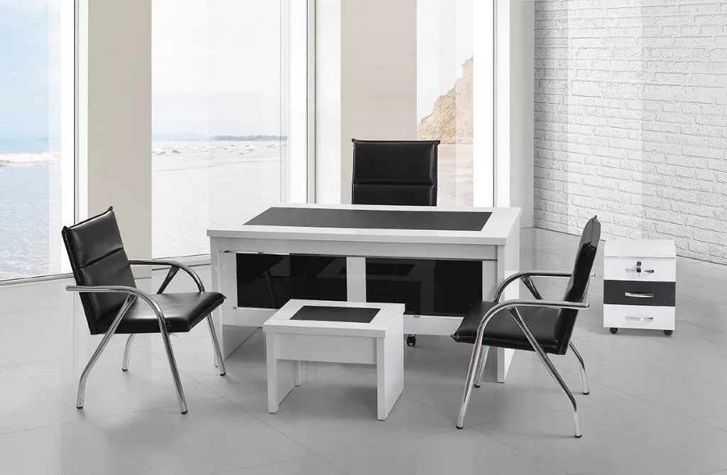 MD S435 Bewillo Table Set (White)