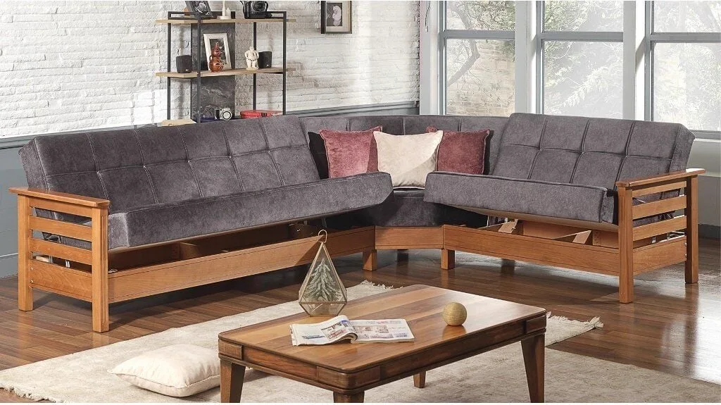 MD Royal Scandinavian Corner Sofa Set MDN104