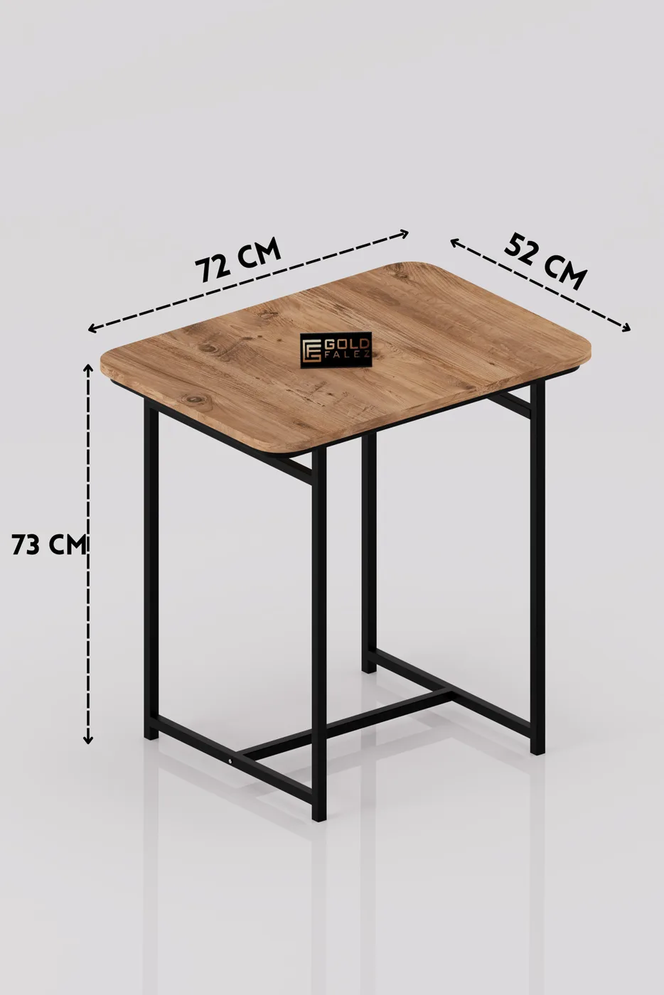 Minor Modern Melamine-faced Chipboard Kitchen Table Brown