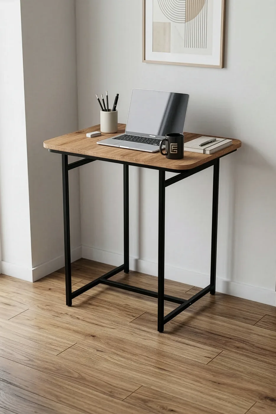 Minor Modern Melamine-faced Chipboard Kitchen Table Brown