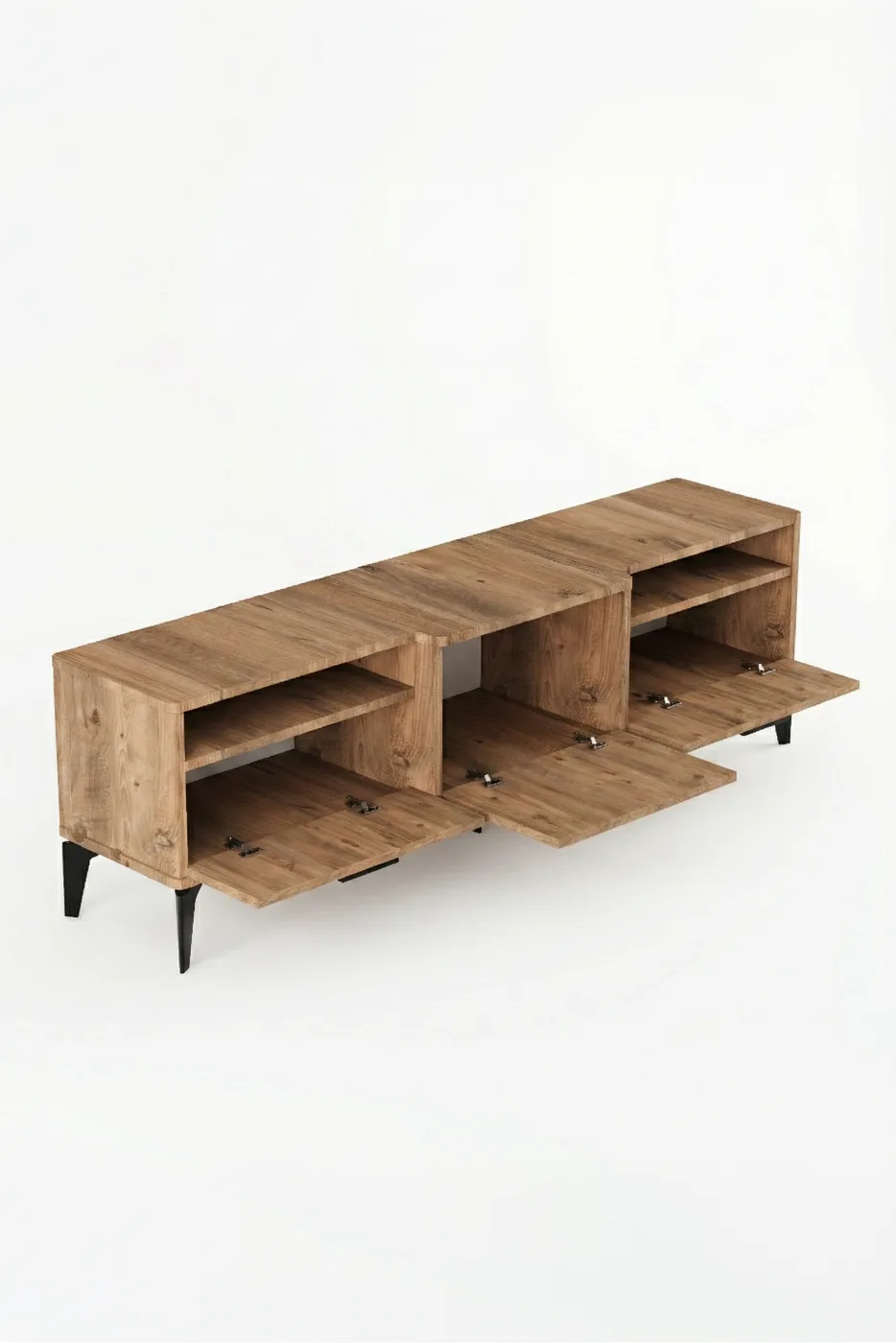 Mistral TV Unit Melamine-faced chipboard Multi-coloured