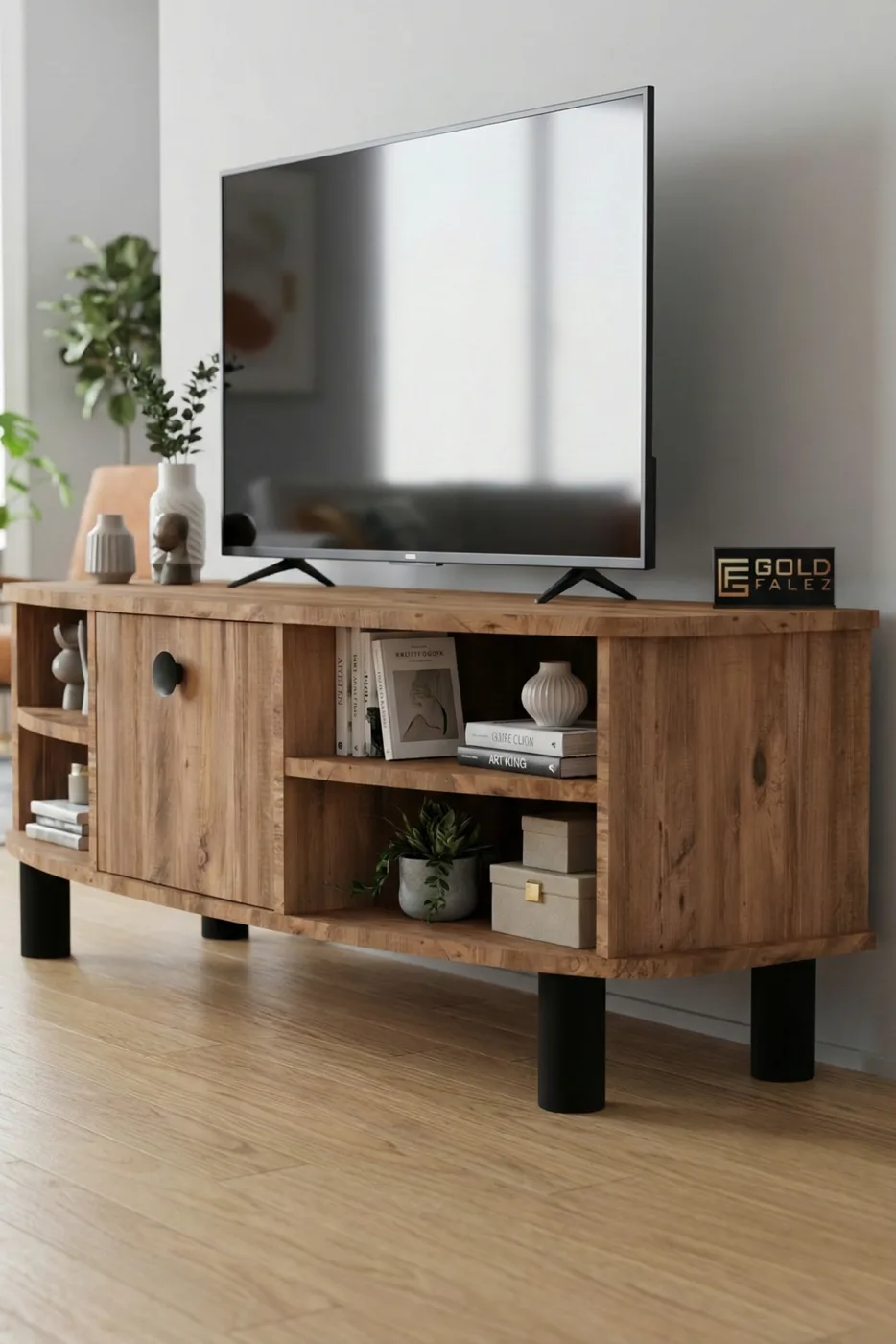 Vienna Modern Melamine-faced Chipboard TV Unit Multi-colour