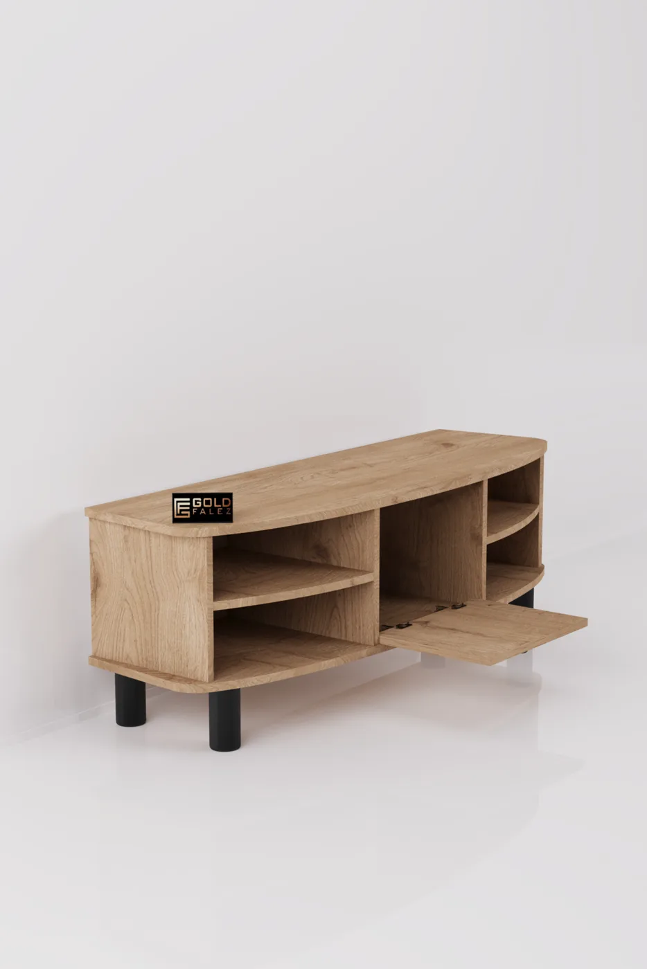 Vienna TV Unit Melamine-faced chipboard Beige