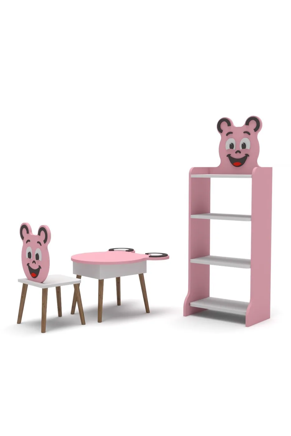 Happy Face Children's Room Set Pink
