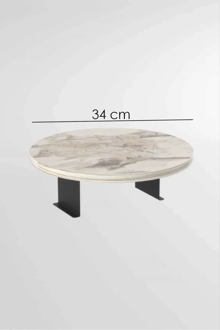 2-Piece Side Table Melamine-faced Chipboard White