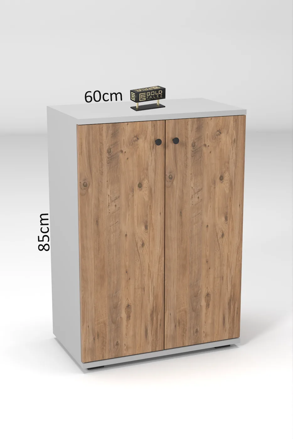 Coat Rack and Shoe Cabinet Set Melamine-faced Chipboard Brown