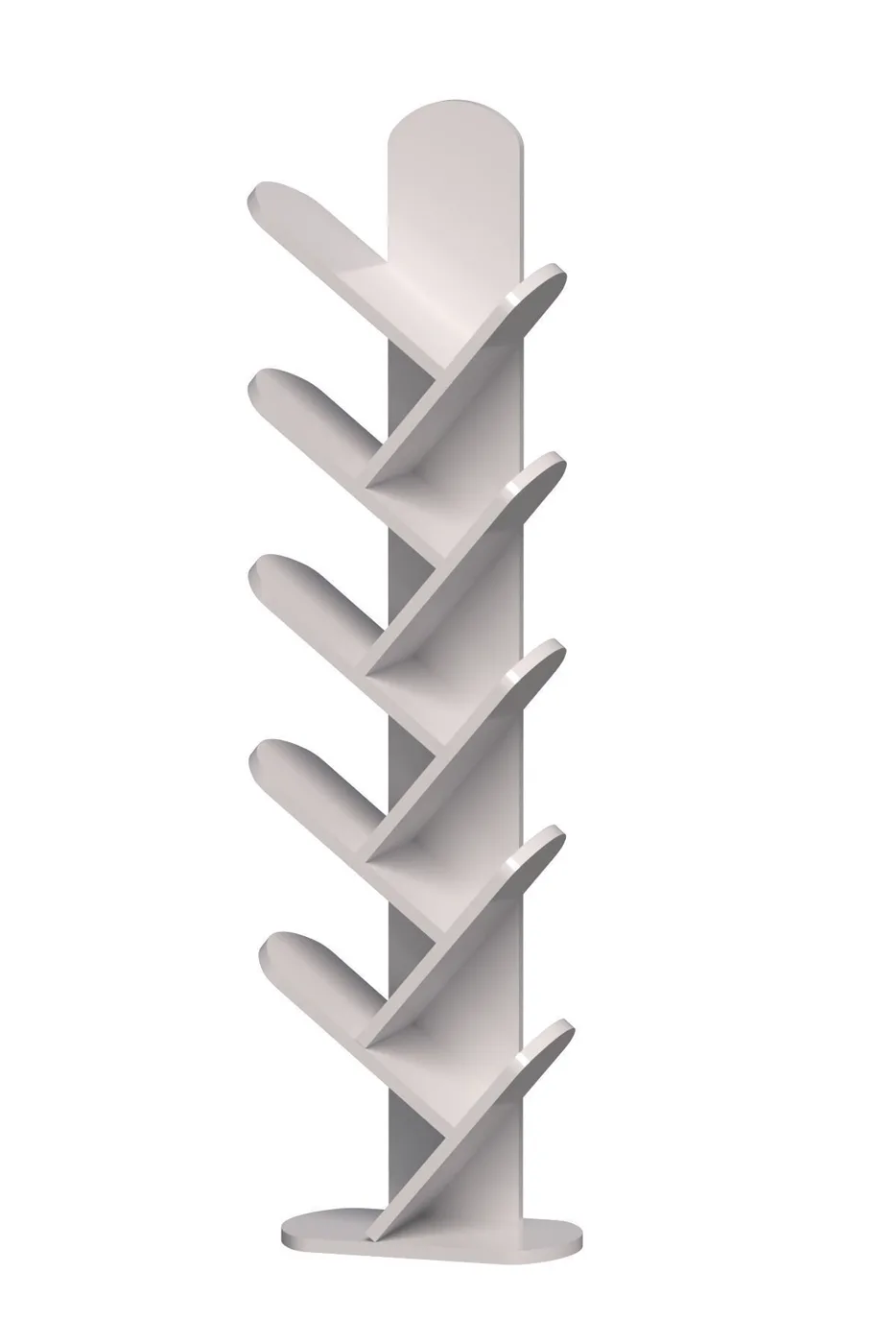 10-Tier Multi-purpose Bookcase Melamine-faced chipboard Brown