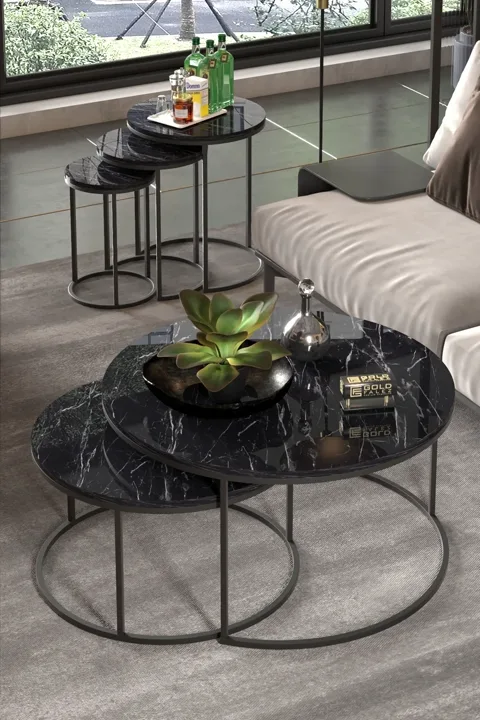 Noir effet marbre