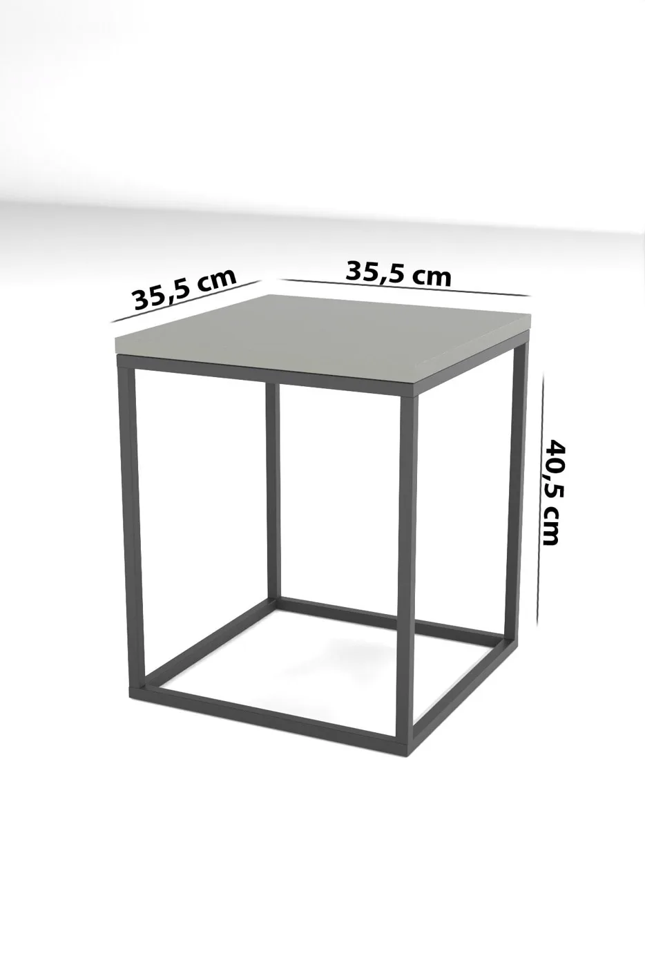 Gold Metal Frame 5-Piece Coffee Table Set Walnut