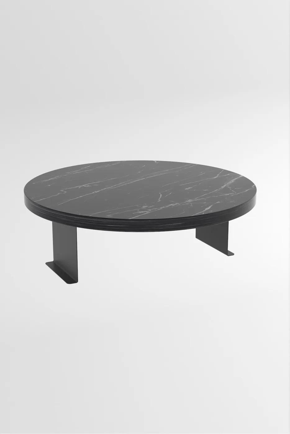 Ilkal Bendir Adjustable Metal Leg Armchair Tray Table, Black