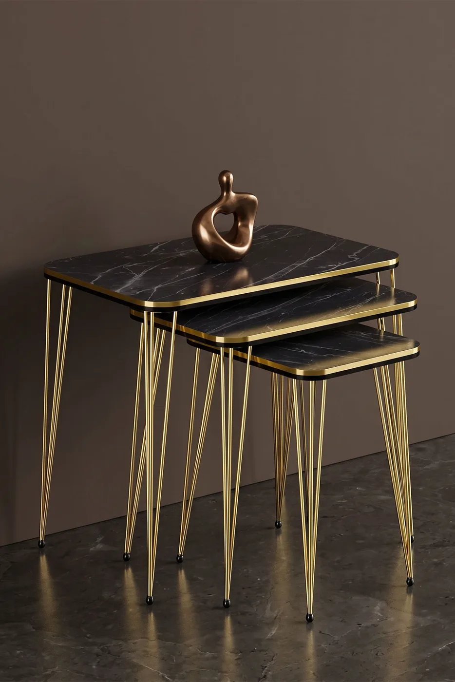 Nesting Table Kr Twin Gold Bendir Wire