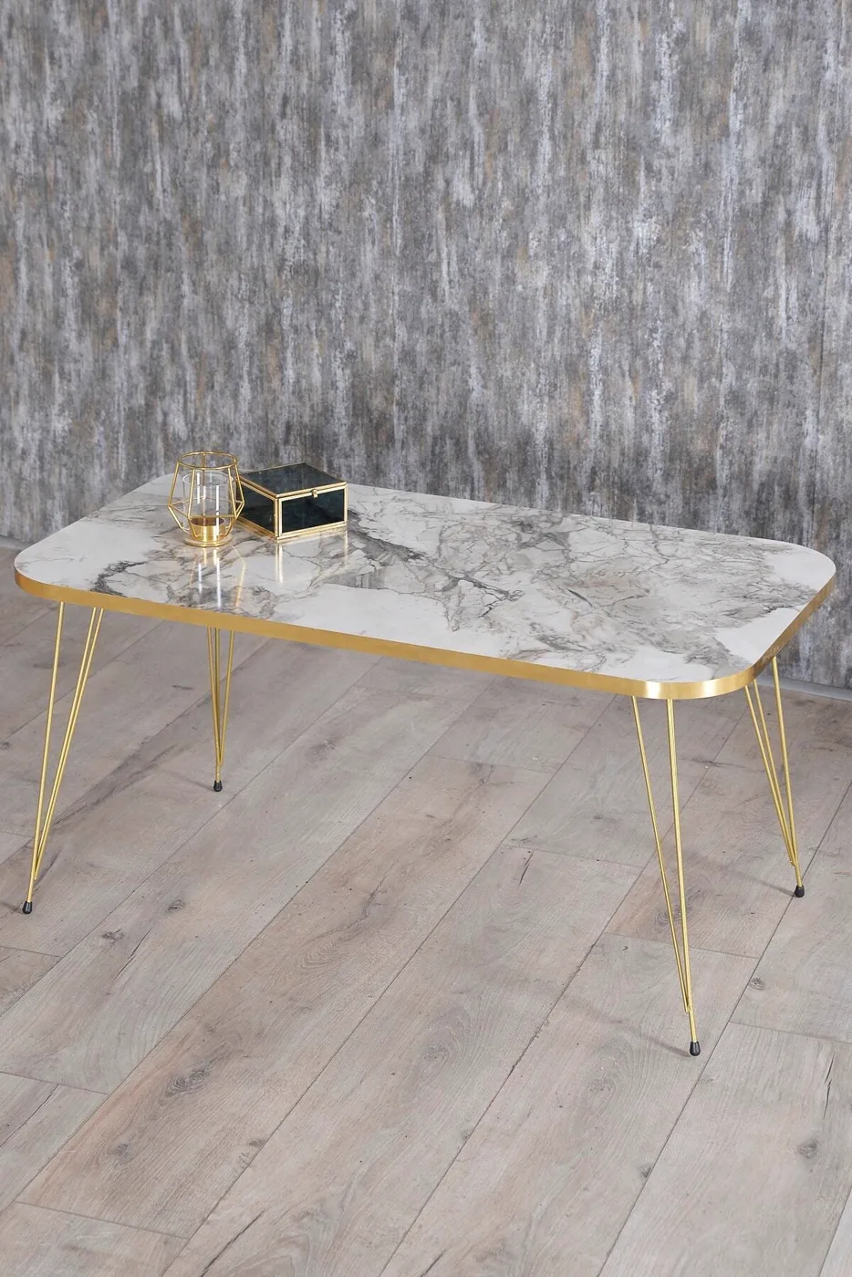 Coffee Table Kr Gold Efes Wire