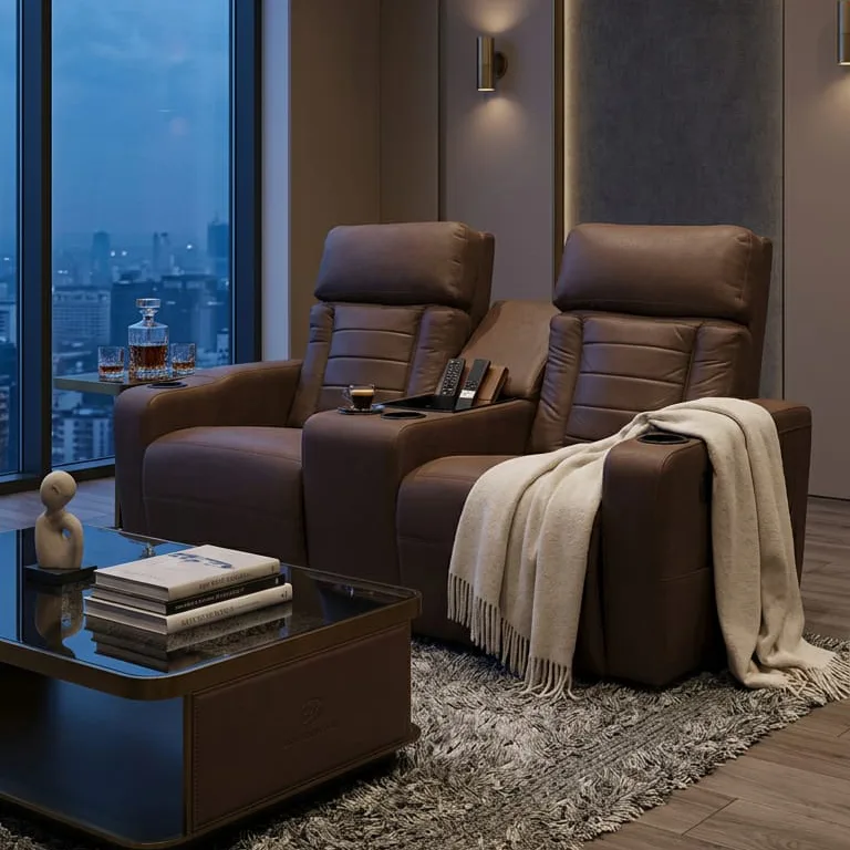 Aspendos 2-Seater Fixed Electric Recliner Armchair